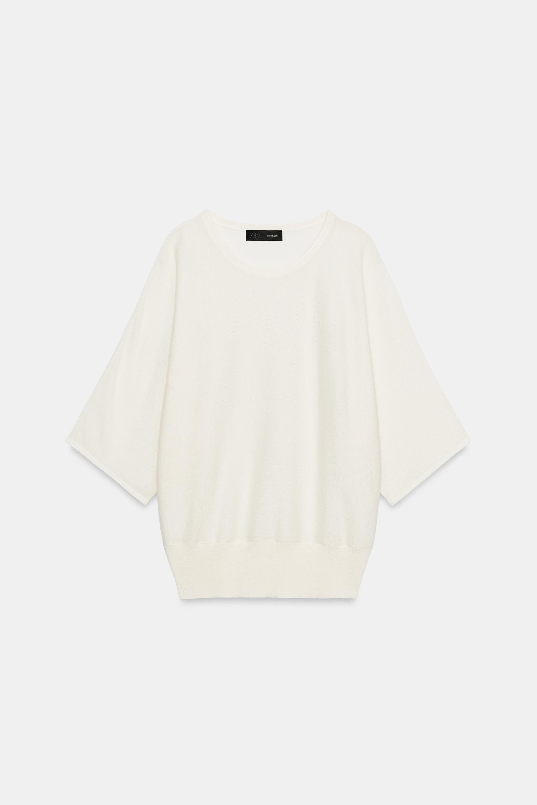 PULL EN MAILLE À MANCHES 3/4